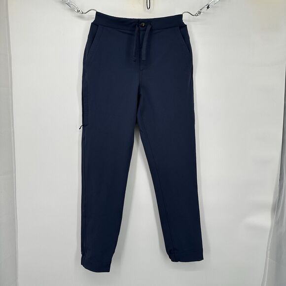 Patagonia Navy Traveler Outdoor Hiking Jogger Style Pants Nylon Stretch Women Xs - Picture 1 of 11